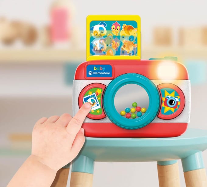 Clementoni - Baby Camera - interactief speelgoed met licht en geluid - Vanaf 9 maanden