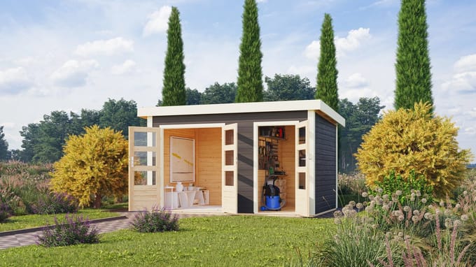 Tuinhuis Schönbuch 1 Grijs 398 x 273 cm