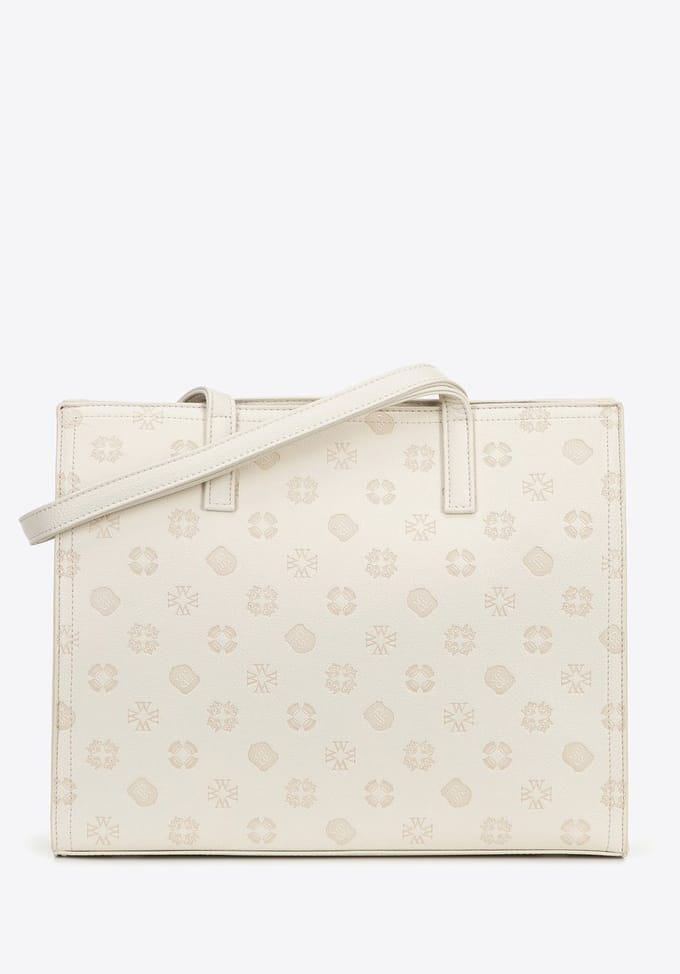 Wittchen Eco-serie - Dames Shopper - Cream - Eco-leer - Met Embossed Handtekening
