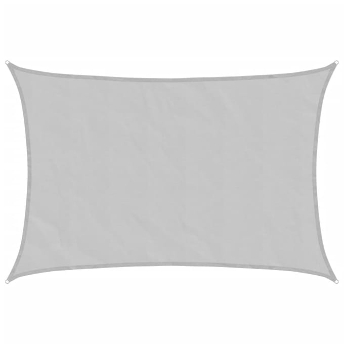 vidaXL - Zonnezeil - 3,5x2,5 - m - 100% - polyester - oxford - lichtgrijs
