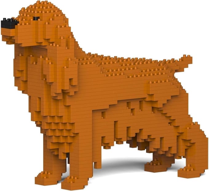 3D Bouwstenen Set Engelse Cocker Spaniël - Gedetailleerd Diamant Tienerbouwmodel