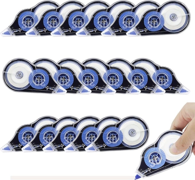 Gumlint Correctietape 30m x 5mm - Wit