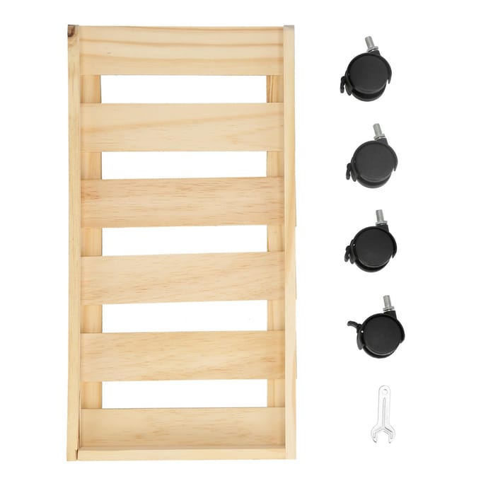 Support Hôte d'Ordinateur Mobile Support CPU en Bois avec Bonne Performance de Dissipation Thermique pour Bureau et beige
