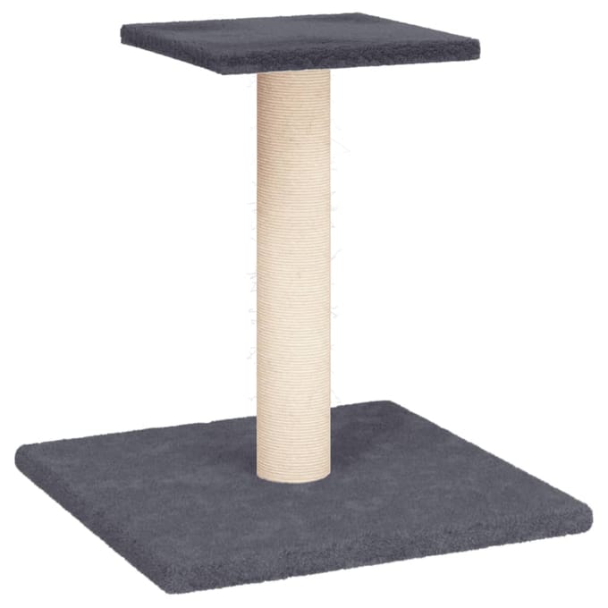 Vidaxl Krabpaal Voor Katten Met Platform, Donkergrijs, 38 Cm