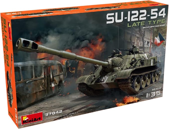 Modelbouwset SU-122-54 Late Type - Gedetailleerd Kunststof Modelbouwpakket