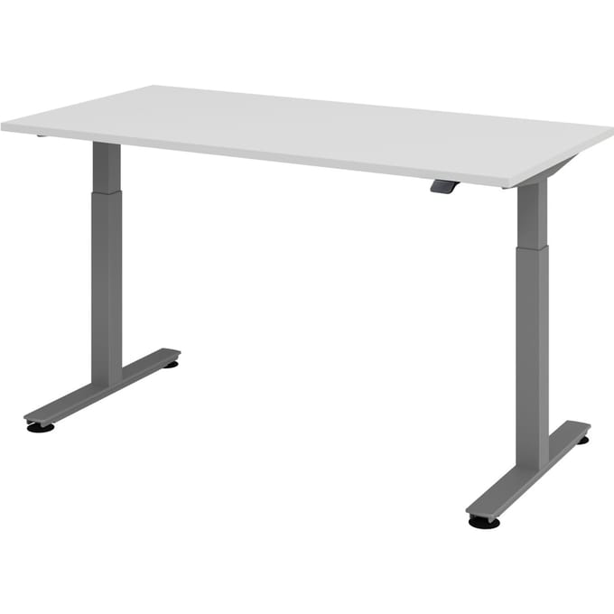 XMST 16 G | Bureau - Grijs 160 x 80 Tafelhoogte I Elektrisch in hoogte verstelbaar
