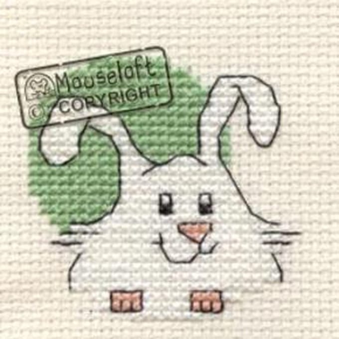 Mini Borduurpakketje Konijn - Mouseloft