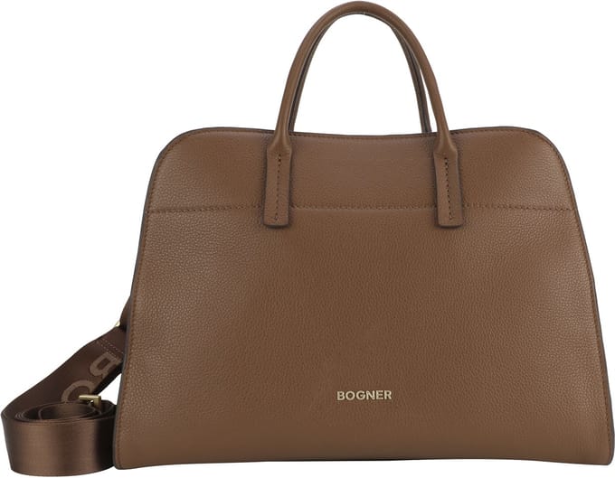 Bogner Handtas Schoudertas Banff Tonina Handbag Lightbrown Bruine