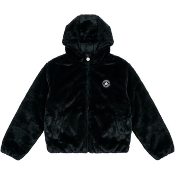 Converse  Windjack HOODED FAUX FUR JACKET