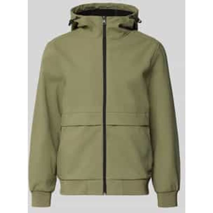 Regular fit Functioneel jack met Capuchon