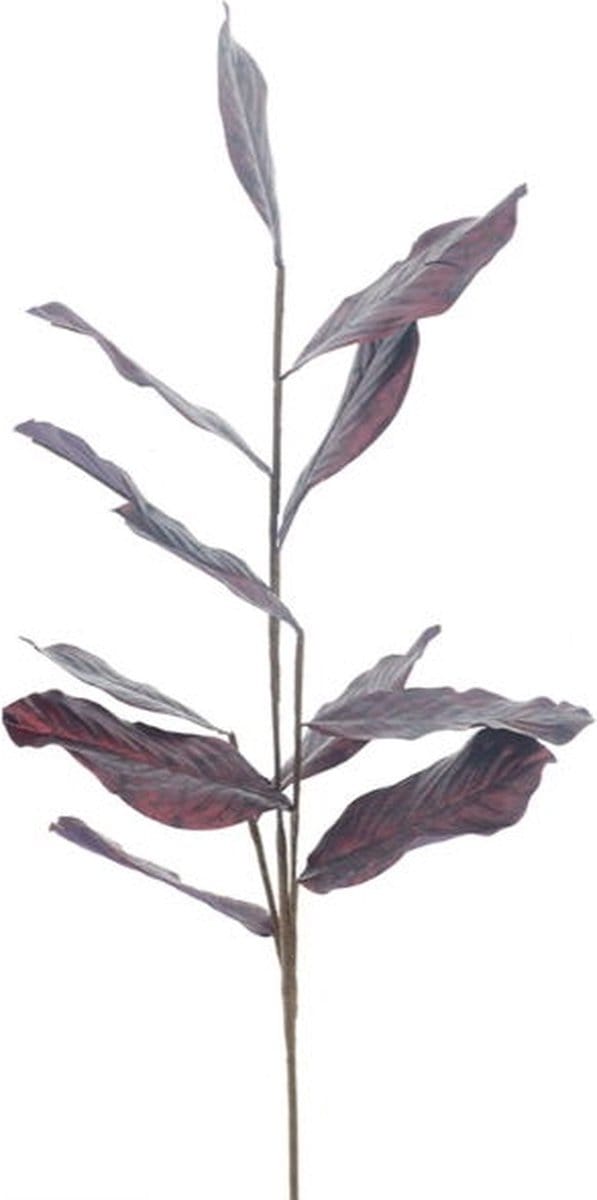 Kunsttak magnolia leaf red, 99 cm Hortus