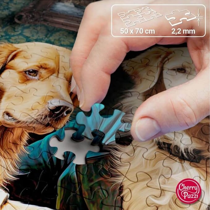 Puzzel 1000 Stukjes Gouden Retrievers Vrienden