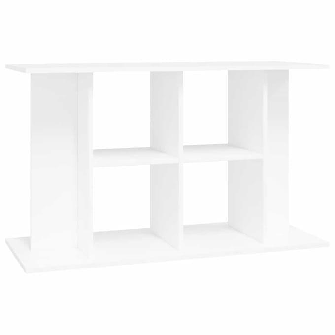 vidaXL - Aquariumstandaard - 100x40x60 - cm - bewerkt - hout - wit