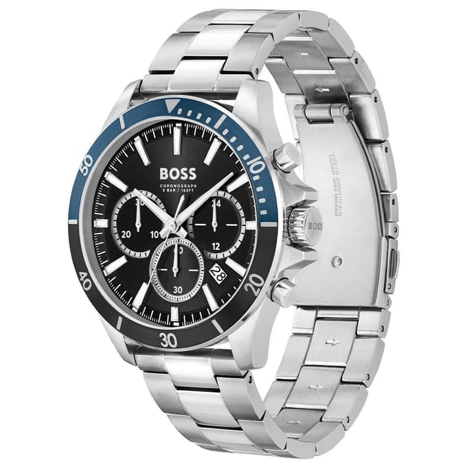 Hugo Boss 1514101 Herenhorloge 45 zilver