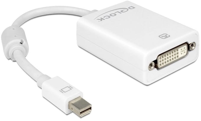 Premium Mini DisplayPort 1.1 naar DVI adapter (1920 x 1200) / wit - 0,15 meter