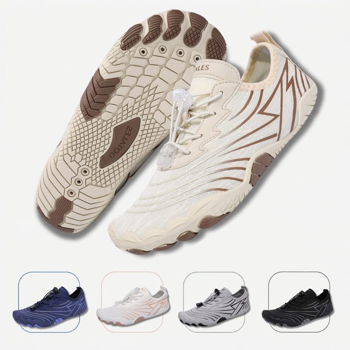 DOTALES - FlowStep barefoot schoenen Beige 43