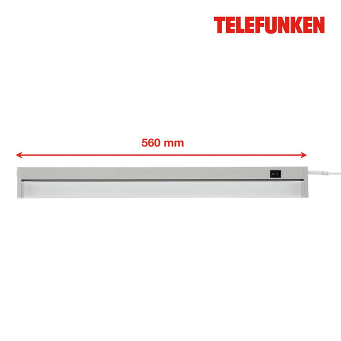 Telefunken LED meubelverlichting Hestia, 4.000K, 1.000lm, titanium