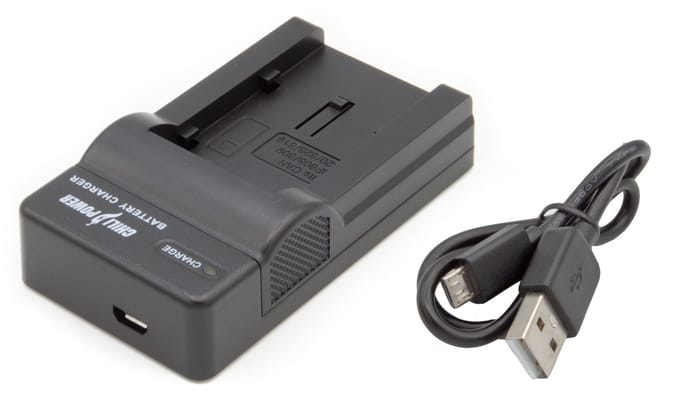 ChiliPower Canon BP-820 en BP-828 mini USB oplader
