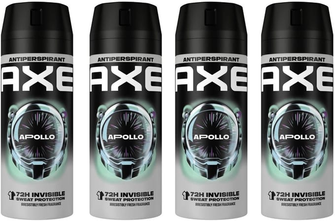 Axe Apollo - Anti-Perspirant - Voordeelverpakking 4 x 150 ml
