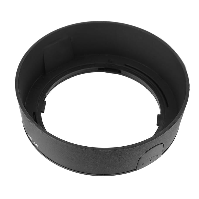 HB 45 Pare-soleil d'objectif Réversible Rond Pare-soleil d'objectif Adapté pour D5100 D3200 D60 Objectif 18 à 55 mm Noir black