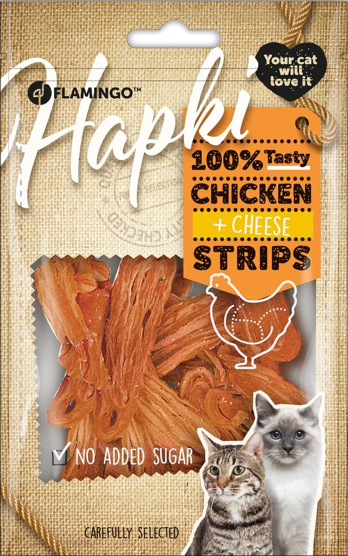 Flamingo Kattensnack Chick'N Snack Chicken&Cheese 85 gr - 85 gr