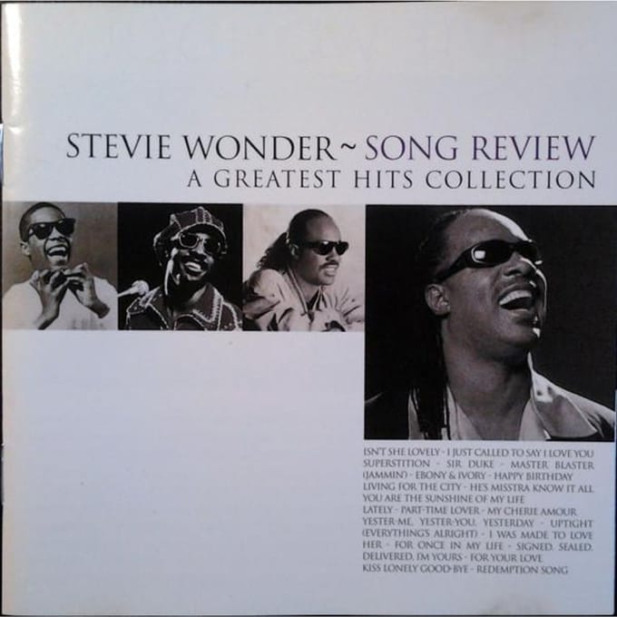 Song Review A Greatest Hits Collection Hits Collection - Stevie Wonder