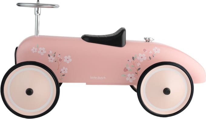 Little Dutch Retro Loopauto Roze