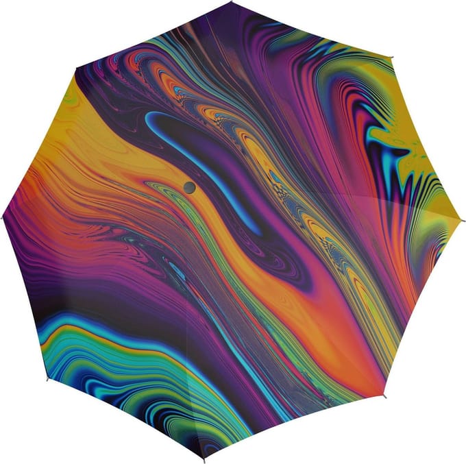 doppler Paraplu Modern.Art Magic Mini Flowing Colours Kleurrijke