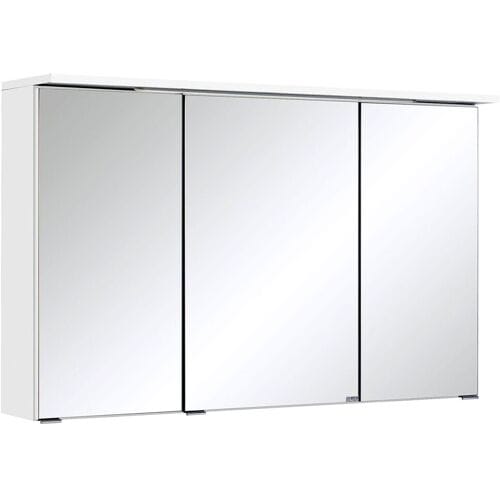 HELD Badkamer spiegelkast Bologna 3D (LED-inbouwlamp, wit, 100 cm)