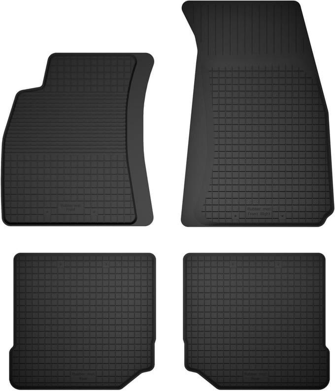 Wielganizator BasicProtect - Rubber Auto Matten Set - Audi A4 B5 FL - Antislip - Weerbestendig