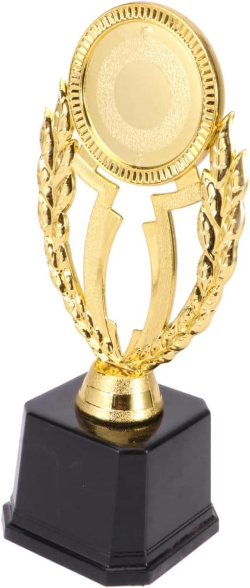 Trofee Bekers - Prijs Beker - Wedstrijd Winnen - Gouden Plastic Design - 19.5 cm Hoog - Goud