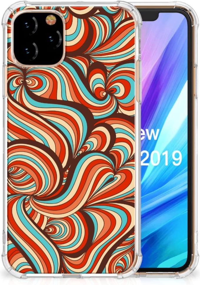 Back Cover voor Apple iPhone 11 Pro Back Cover Retro