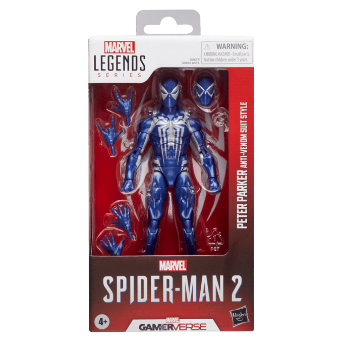 Hasbro Marvel Legends Series Gamerverse Peter Parker Anti-Venom Suit Style Spider-Man Action Figure