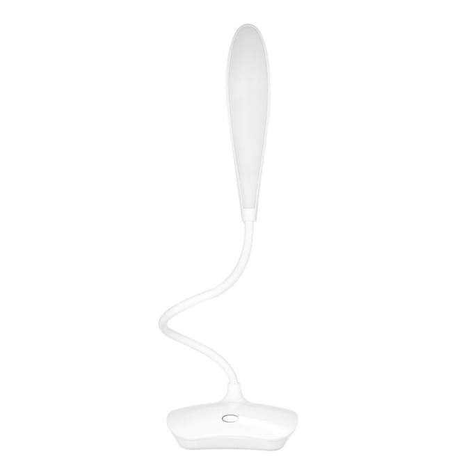 Decdeal Dimbare LED Touch Control Bureaulamp Lamp USB Voor Werken Kamperen gray