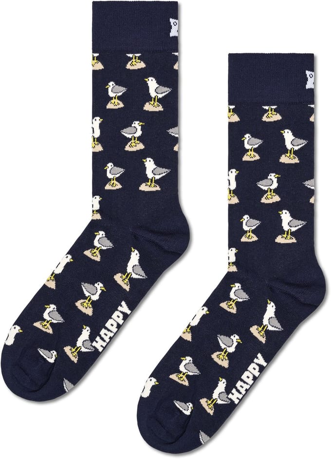 Happy Socks Seagull Sock - unisex sokken - navy - Unisex - Maat: 36 - 40