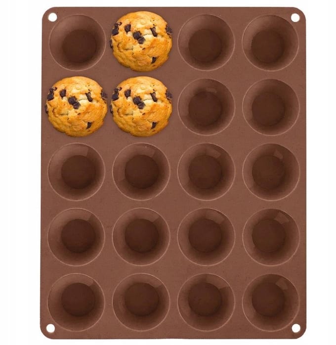 Mini Muffinvorm Silicoon - 20 stuks - Bakvorm Babecakes