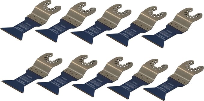 SMART Blades Bi-metaal Multitool Zaagblad - Hout/Non-ferro/Schroeven/Spijkers/Plastic - 44x51mm - 10 stuks