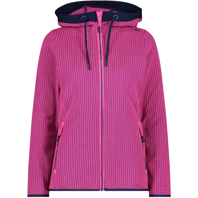 Dames fleece met capuchon CMP
