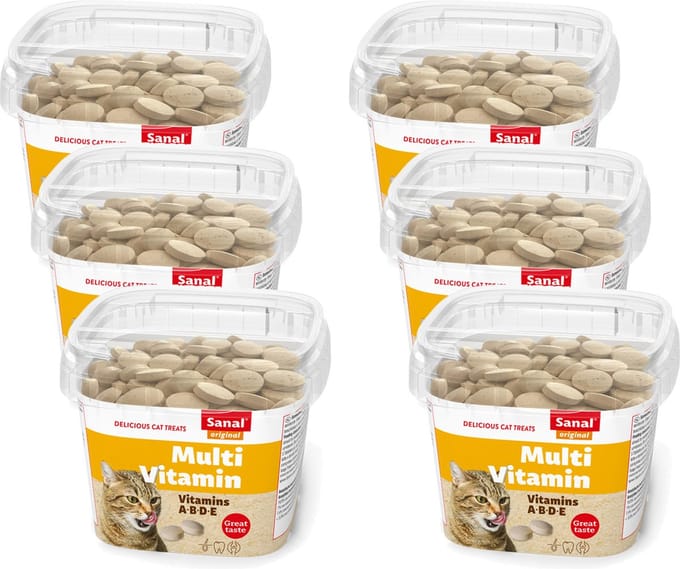 Sanal Multi Vitamin Cat Treats - Kattensnack - 6 x 100 g