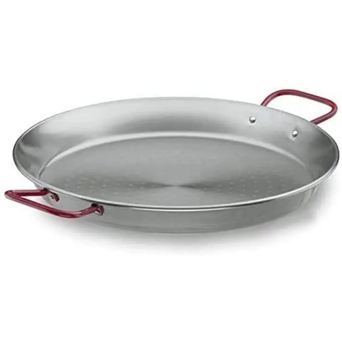 Stalen paella schaal Lacor 32 cm