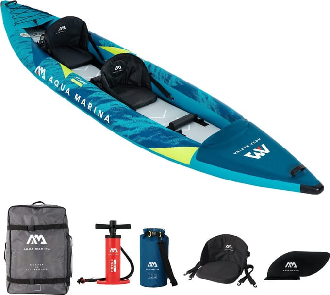Opblaasbare kajak Aqua Marina Steam 412 Versatile/Whitewater