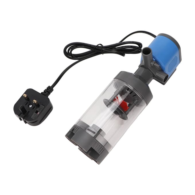 Aquarium Intern Filter Visuitwerpselen Reiniging Zuurstofverhoging Stil Multifunctioneel 5 in 1 Vis gray