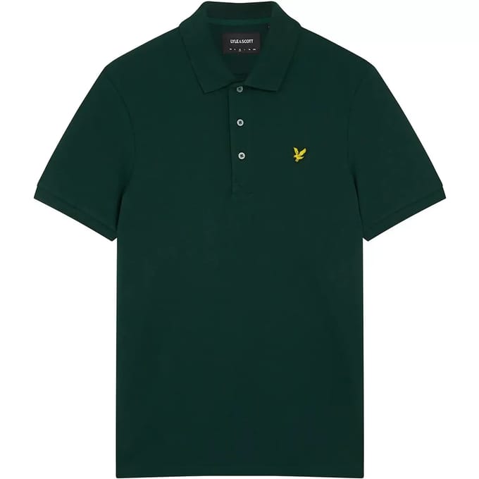 Lyle and Scott Polo Donkergroen - Maat M - Heren