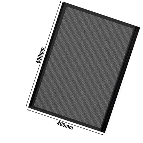 GGM Gastro Bakplaat - Aluminium - 413x613mm - geperforeerd - antiaanbaklaag zilver