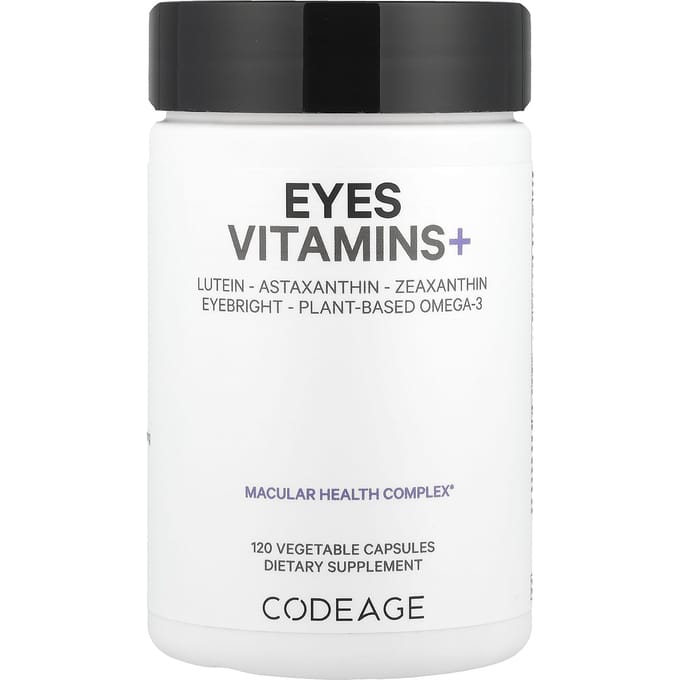 Vitamine+ pour la santé des yeux, Capsules végétales 120