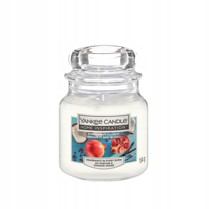 Geurkaars Granaatappel Kokos 104g - Huisdecoratie