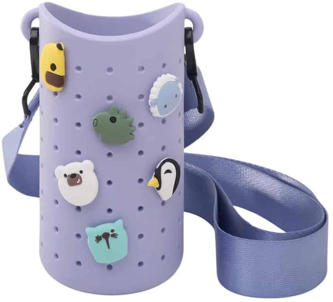 Asobu Bestie Sling Bottle Carrier Lila Blauw