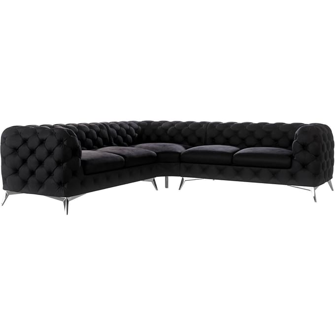 4-zitshoekbank Nora velvet | Ropez