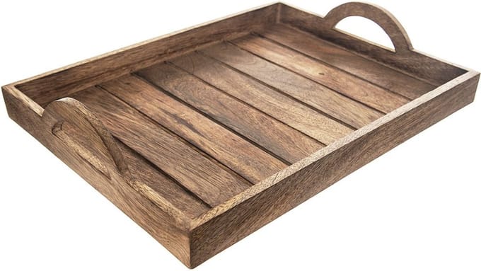 Dienblad Houten MANGO 40,5x30,5 cm - Serveer Plateau - Serveerplateau