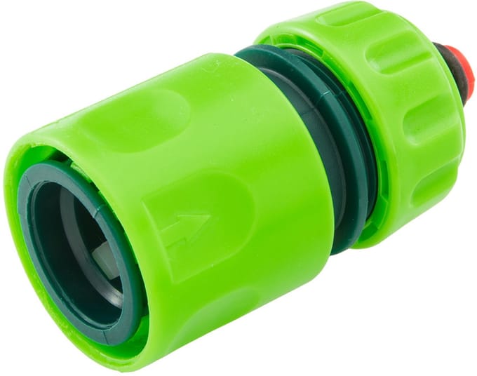 VERTO - Pompslangkoppeling - 1/2" STOP - Hoogwaardig Kunststof